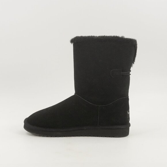 Koolaburra by UGG Women's Nalie Short 'Black' 1145870W-BLK Boot size 6 - Picture 2 of 9